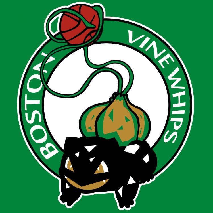 Boston Celtics Pokemon logo DIY iron on transfer (heat transfer)